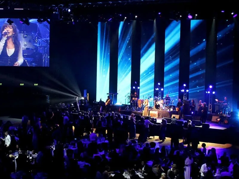 Installazione ledwall palco concerto